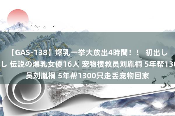 【GAS-138】爆乳一挙大放出4時間！！ 初出し！すべて撮り下ろし 伝説の爆乳女優16人 宠物搜救员刘胤桐 5年帮1300只走丢宠物回家
